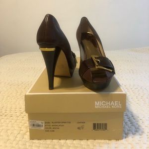 Michael Kors Allister open toe high heels